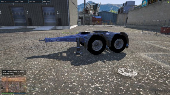 Tandem axle trailer dolly