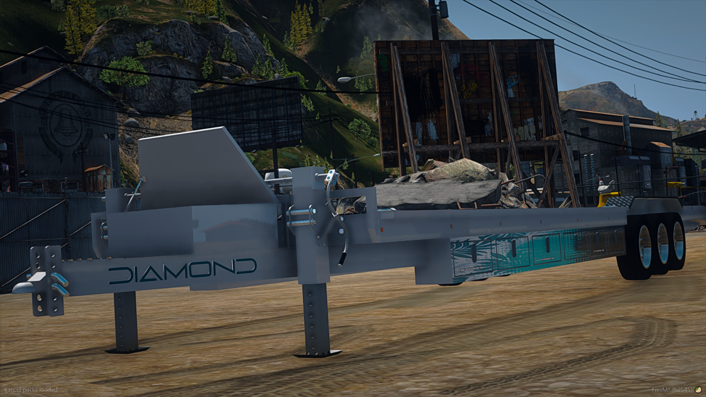 Diamond Triaxle Bumper Pull