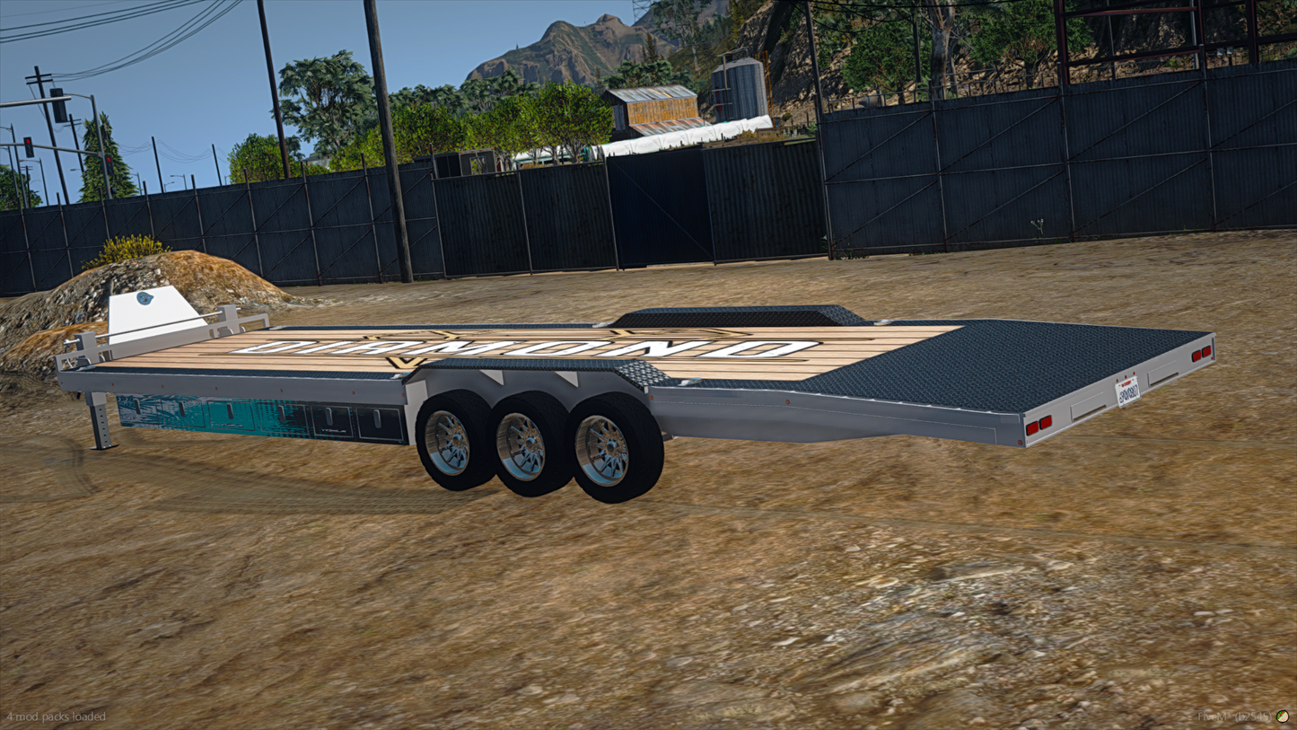 Diamond Triaxle Bumper Pull