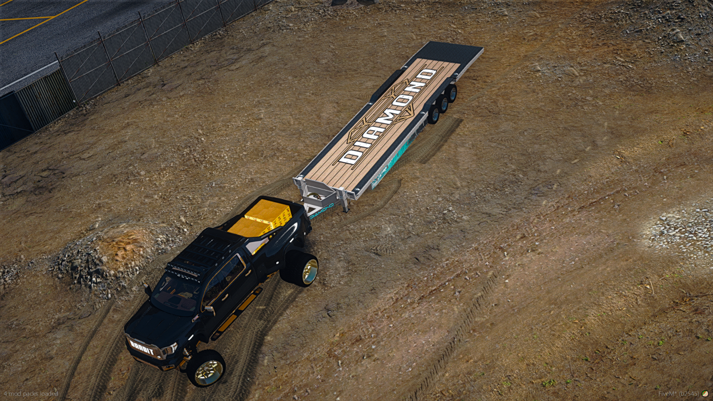 Diamond Triaxle Bumper Pull