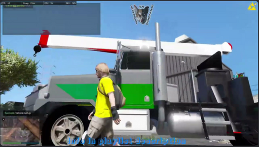 81KW crane truck and matching trailer