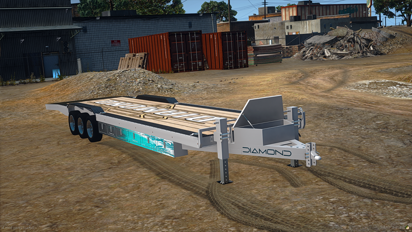 Diamond Triaxle Bumper Pull