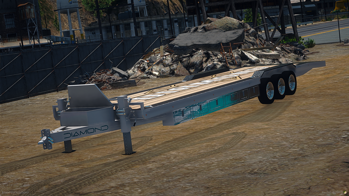 Diamond Triaxle Bumper Pull